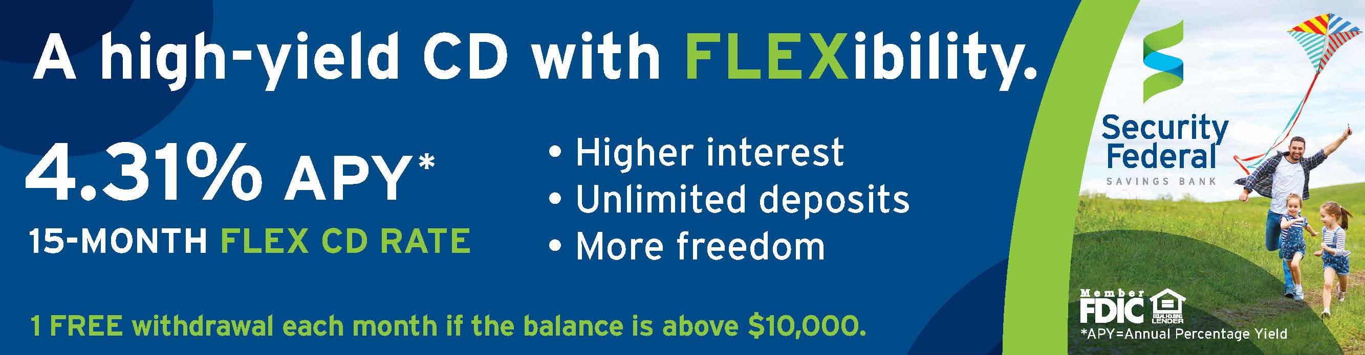 Security Federal Savings Bank > Resources > Bank Rates
